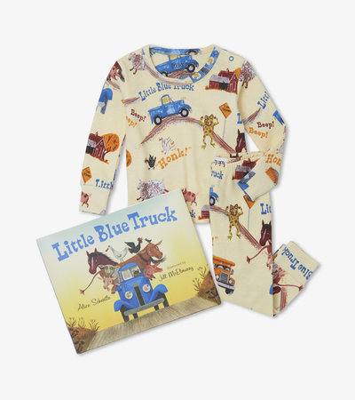 Little Blue Truck Book and Infant Pajama Set