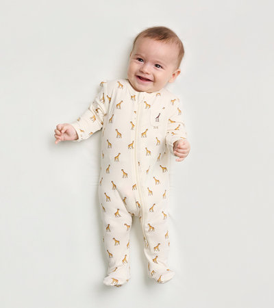 Little Giraffes Baby Footed Coverall