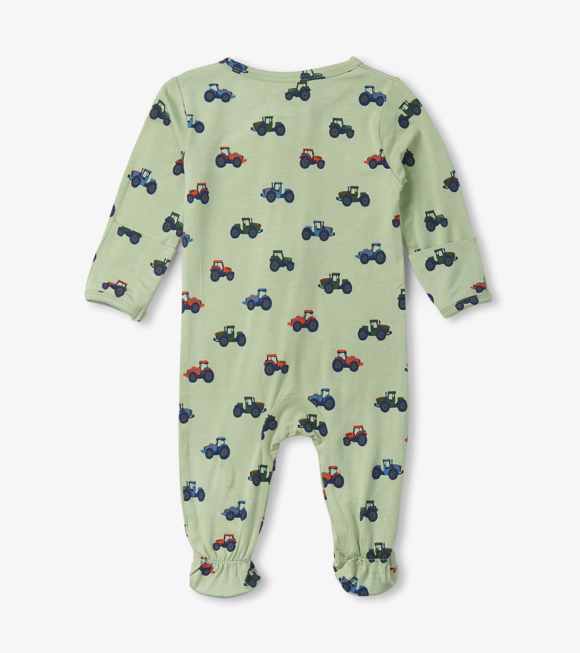 View larger image of Little Tractors Newborn Zip-Up Footed Sleeper