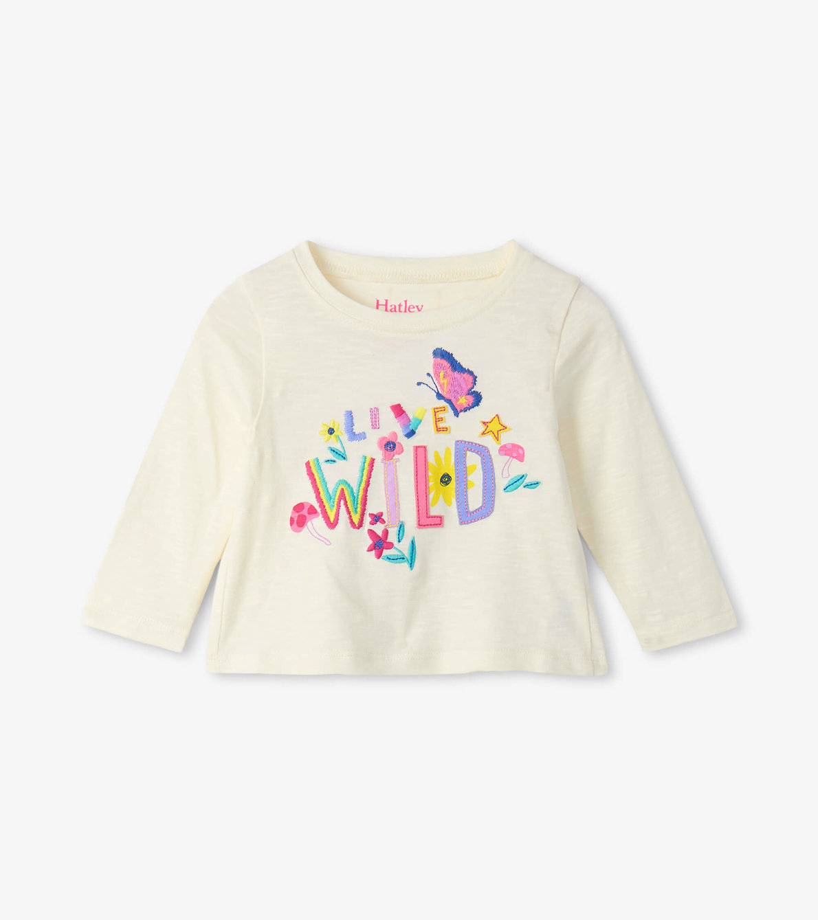 View larger image of Live Wild Long Sleeve Baby Tee