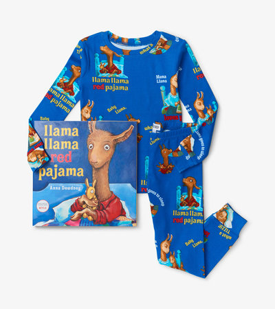 Ensemble de livre et de pyjama – « Llama Llama Red Pajama » (en anglais)