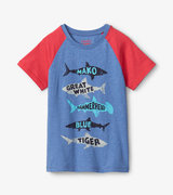 T-shirt à manches raglan – Bande de requins