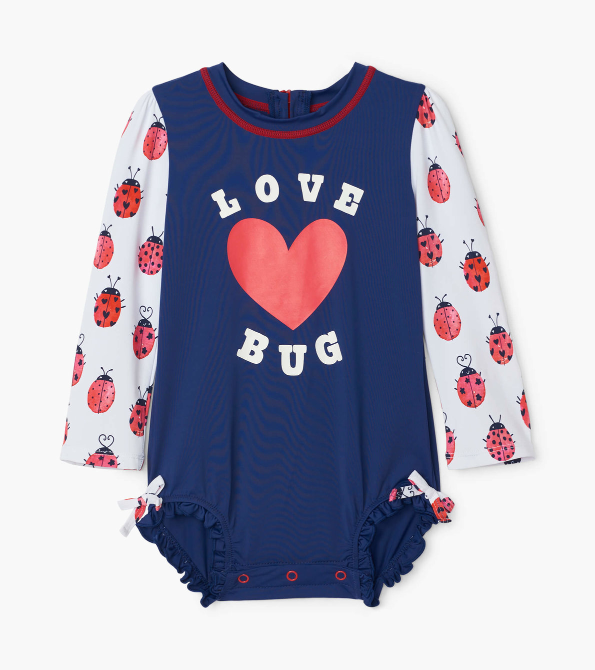 View larger image of Love Bugs Baby Rashguard Swimsuit