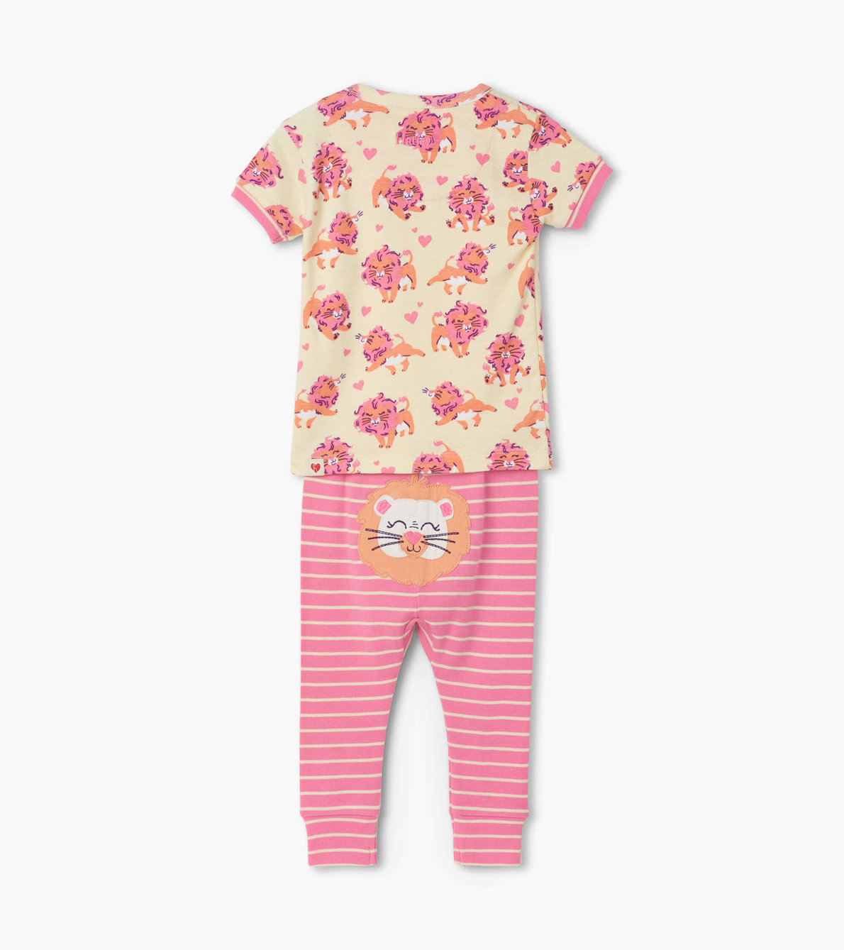 View larger image of Lovely Lions Organic Cotton Baby Short Sleeve Pajama Set
