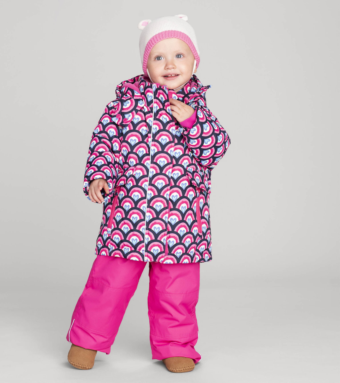 View larger image of Lovely Rainbows Baby Snowsuit Set