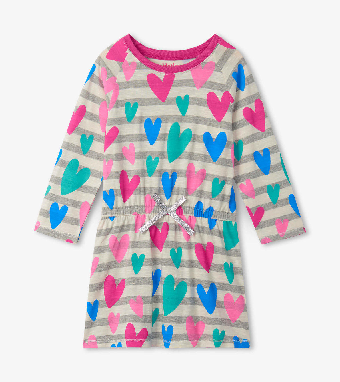 View larger image of Lovey Hearts Drop Waist Dress