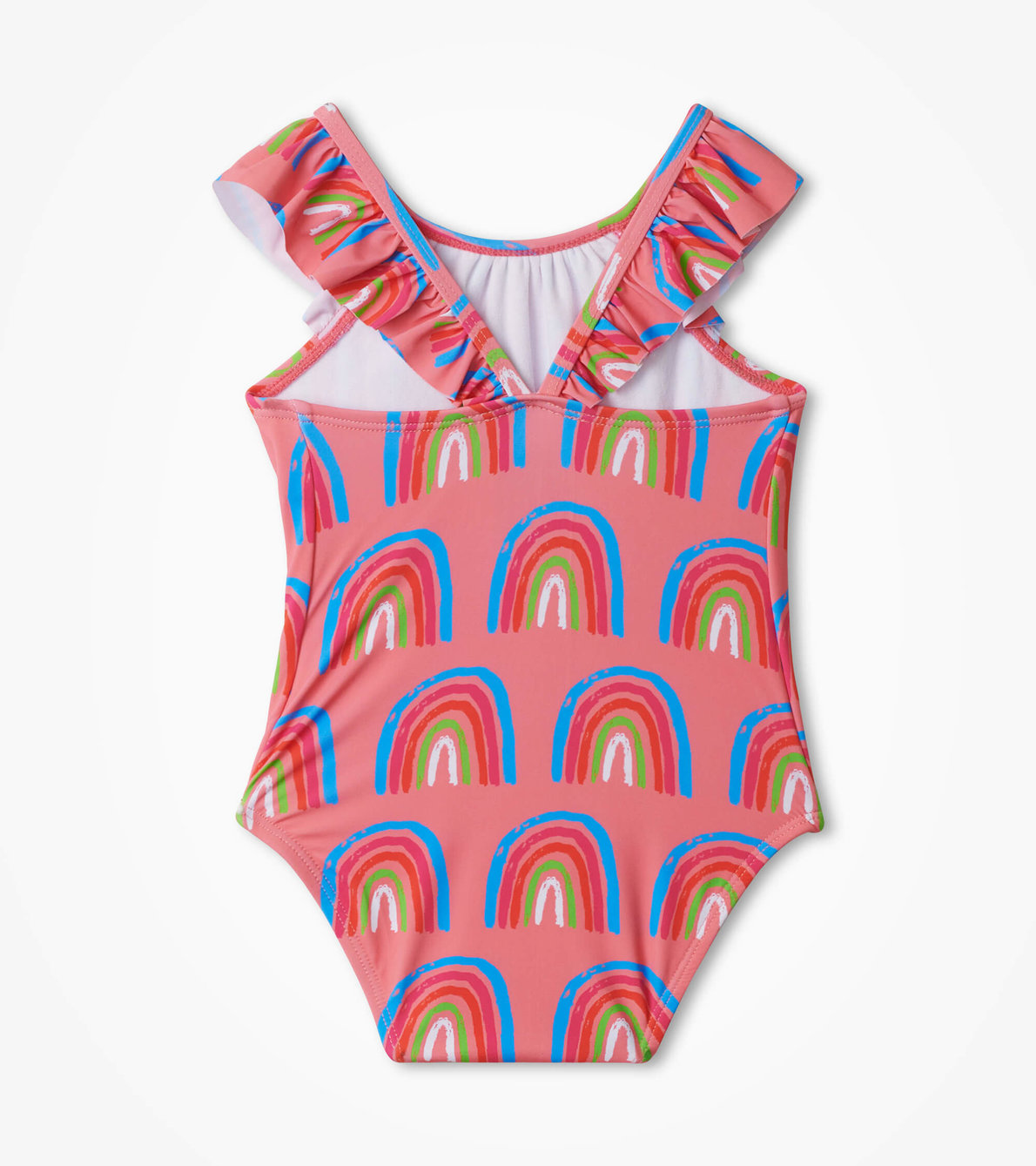View larger image of Lucky Rainbows Baby Ruffle Swimsuit