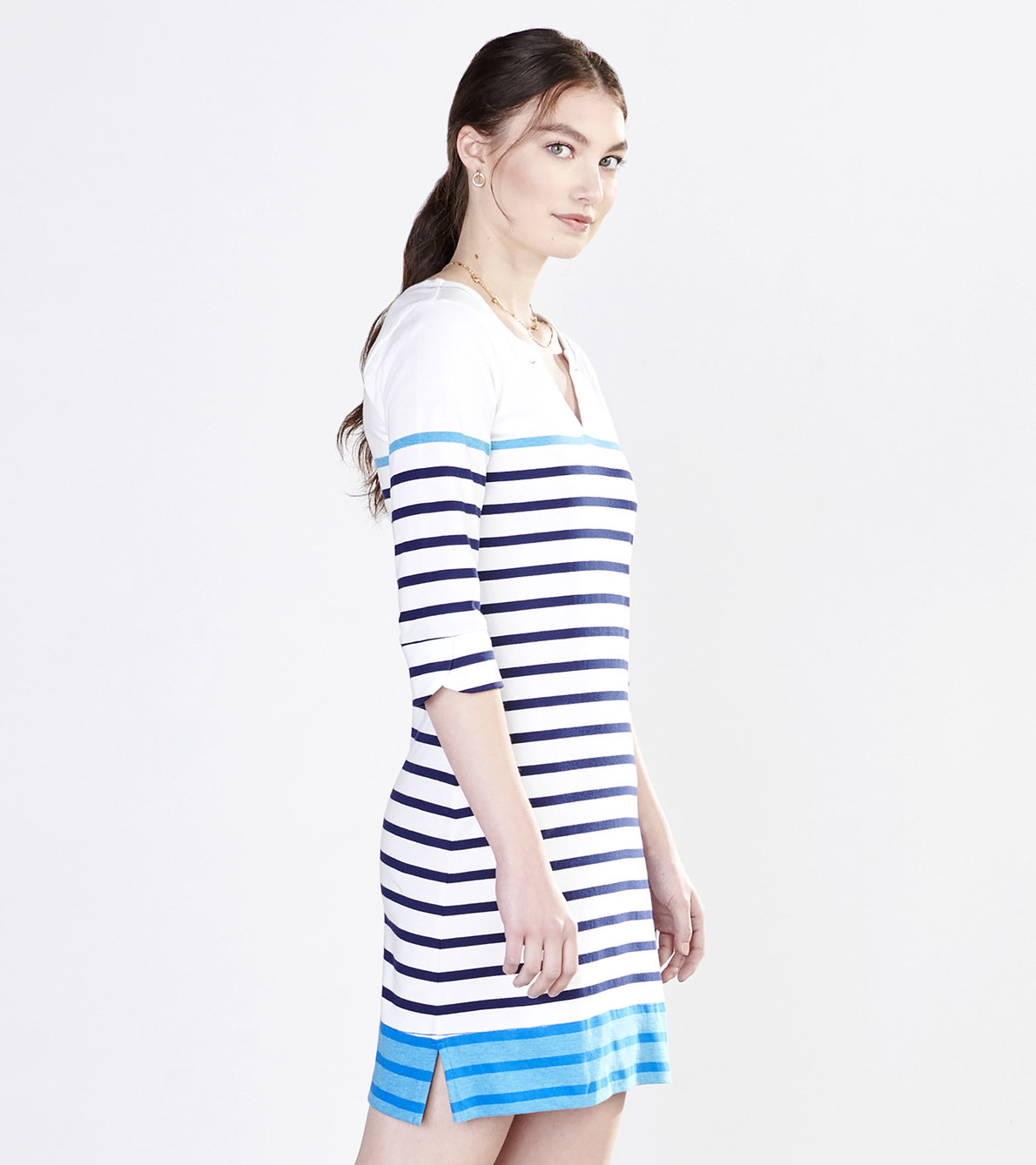 View larger image of Lucy Dress - French Girl Stripes