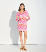 Lucy Dress - Mosaic Leaves