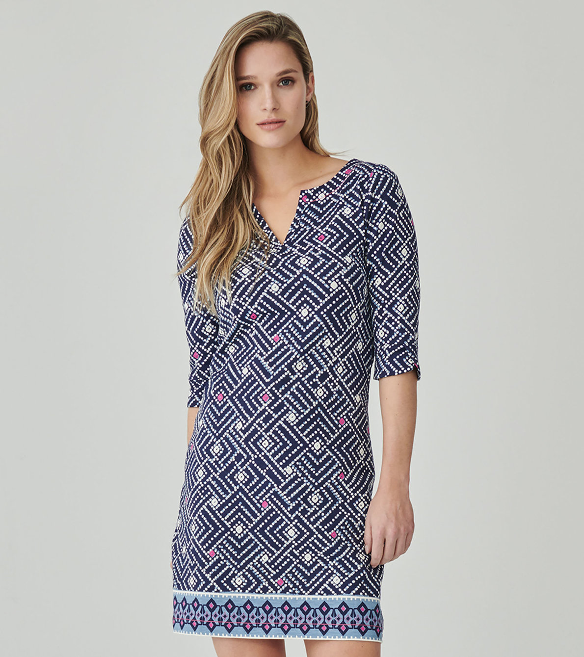 View larger image of Lucy Dress - Popped Ikat
