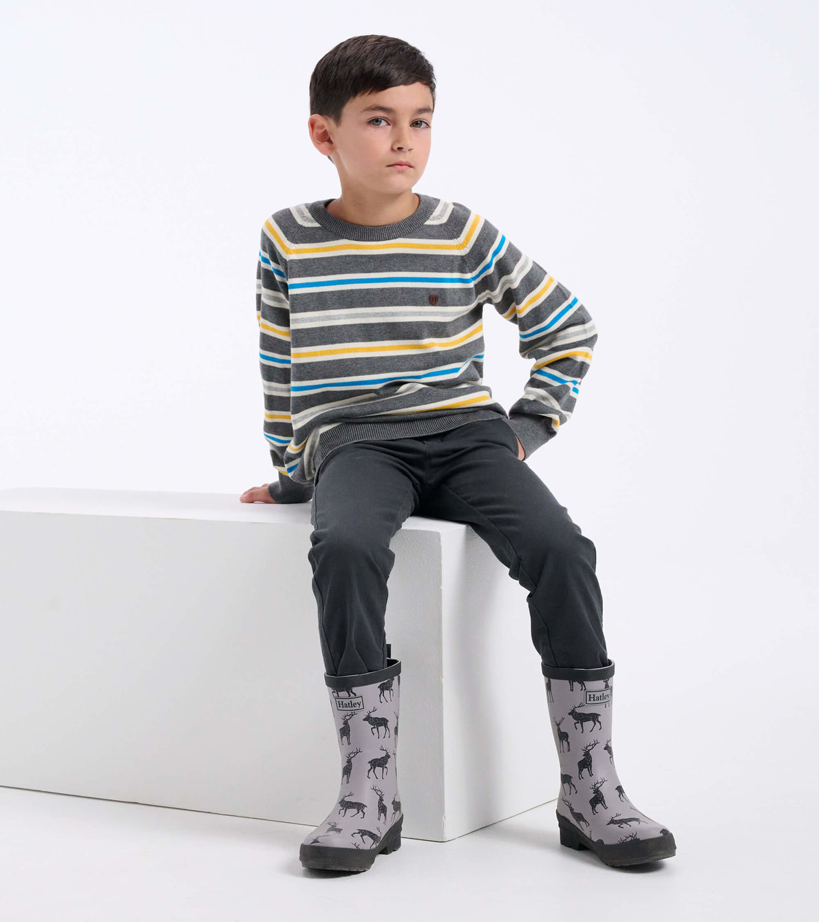 View larger image of Magestic Elk Matte Kids Wellies