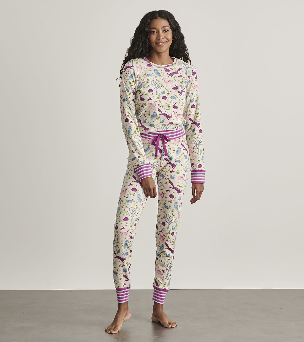 View larger image of Magical Forest Women's Organic Cotton Pajama Set