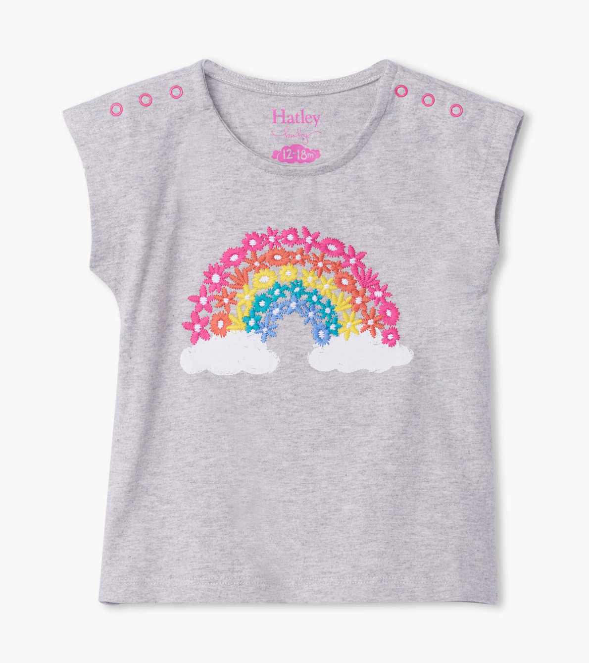 Agrandir l'image de T-shirt pour bébé – Arc-en-ciel magique