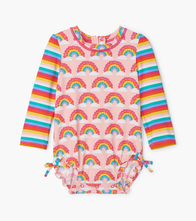 Magical Rainbows Baby Rashguard Swimsuit