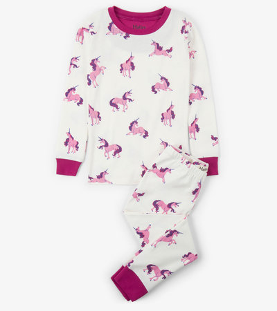 Pyjama en coton biologique – Licornes majestueuses