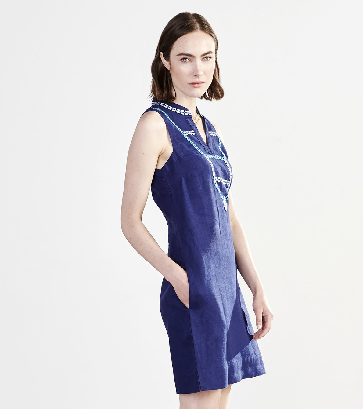 View larger image of Marin Shift Dress - Patriot Blue