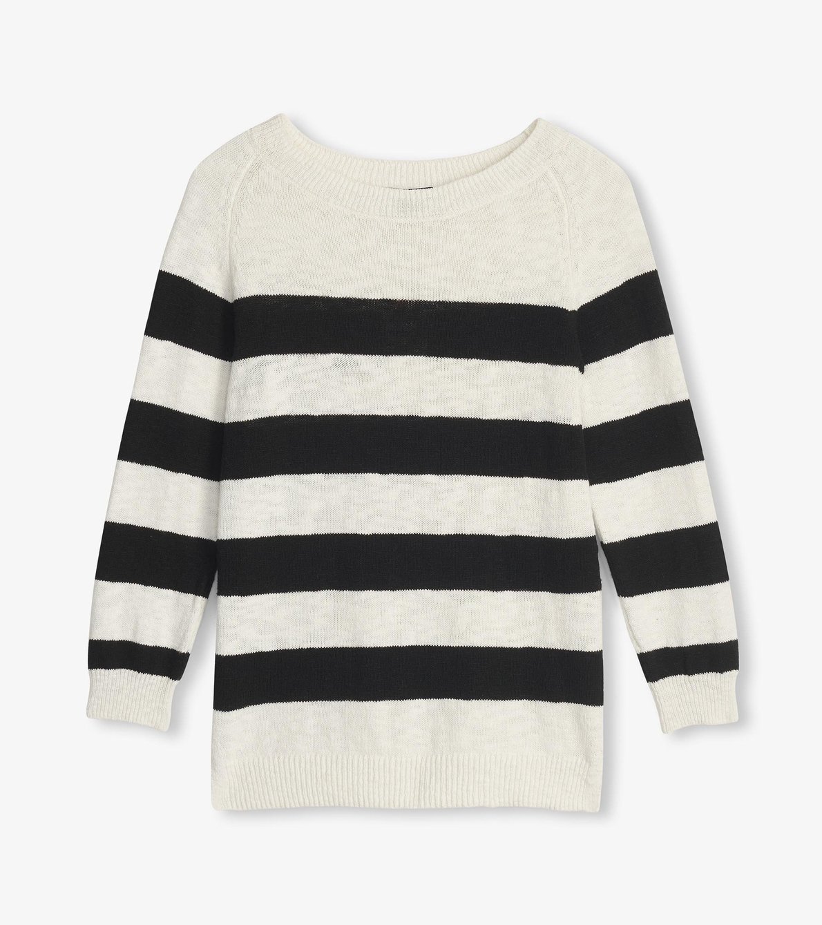 View larger image of Mariner Sweater - Black Stripes