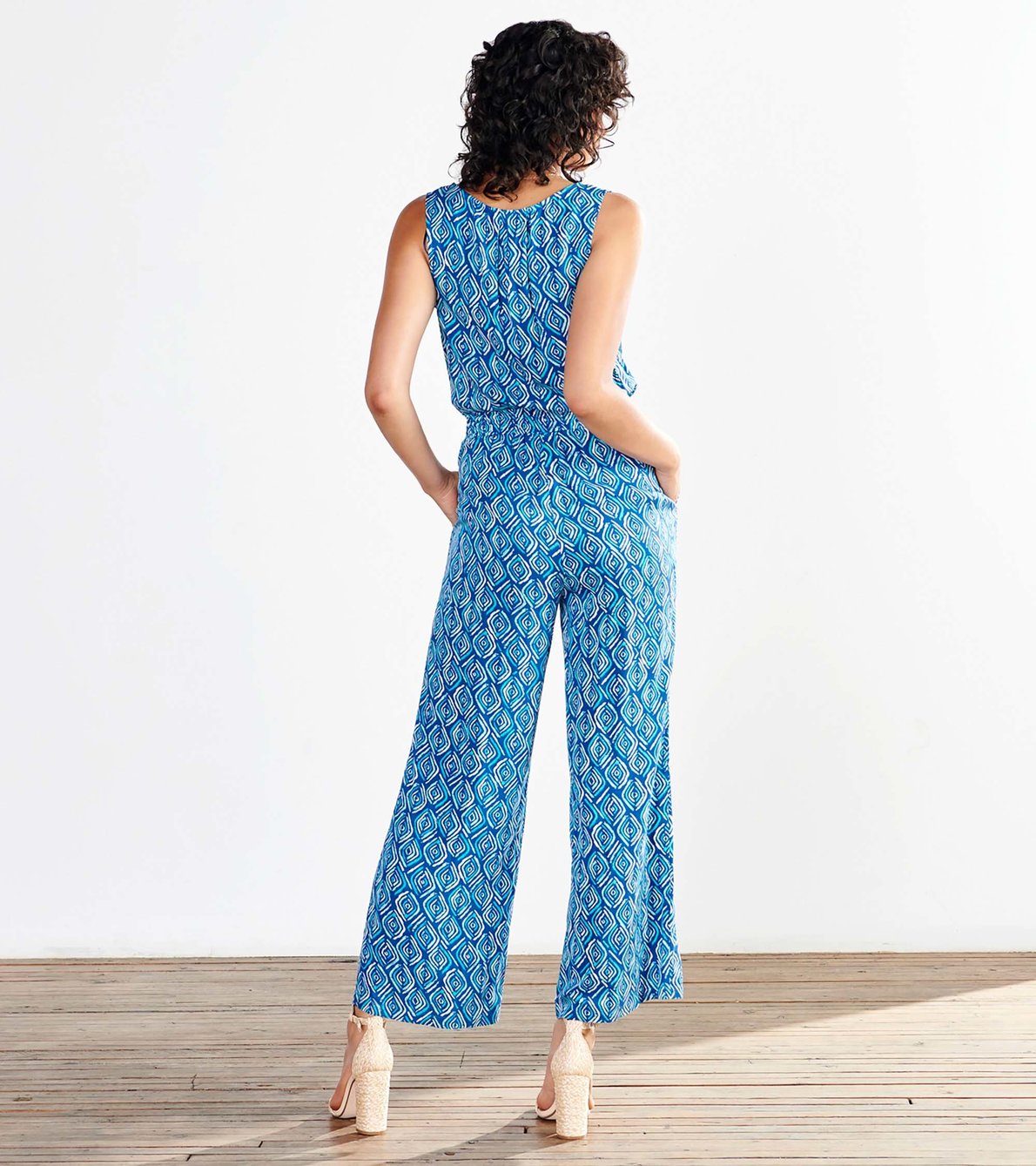 View larger image of Marlow Jumpsuit - Shoreline Ripples