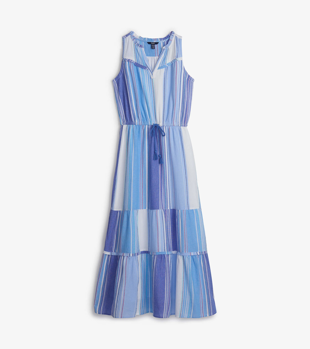 View larger image of Maxi Tank Dress - Patchwork Stripes