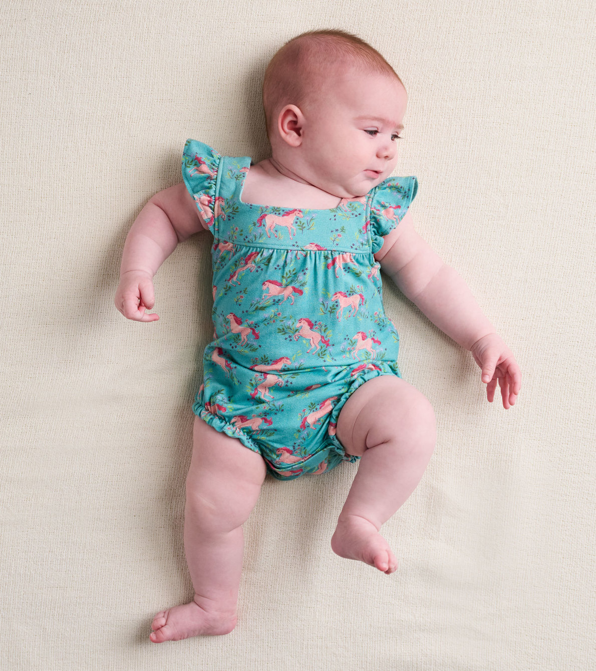 View larger image of Meadow Pony Baby Bubble One Piece