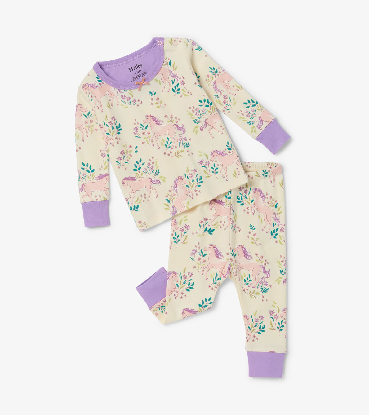 View larger image of Meadow Pony Baby Pajama Set