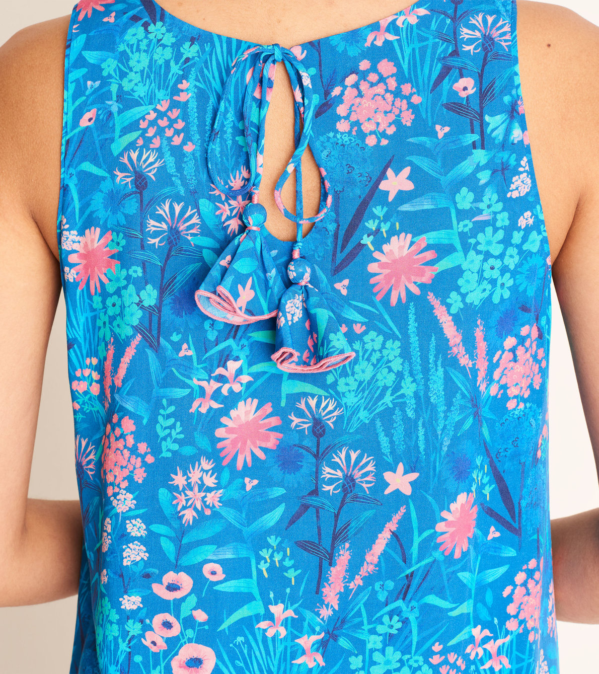 Agrandir l'image de Robe Meghan – Fleurs sauvages bleues