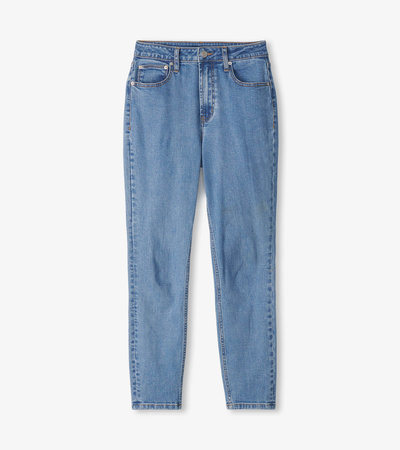 Mid Rise Jeans - Blue Rinse