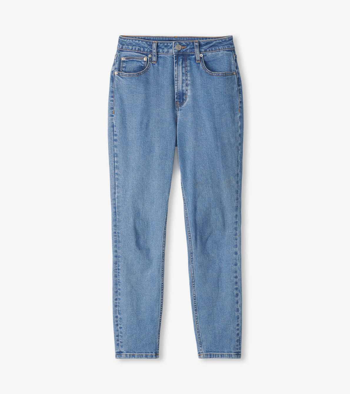 View larger image of Mid Rise Jeans - Blue Rinse