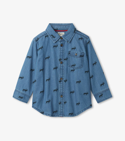 Chemise boutonnée – Mini wapitis