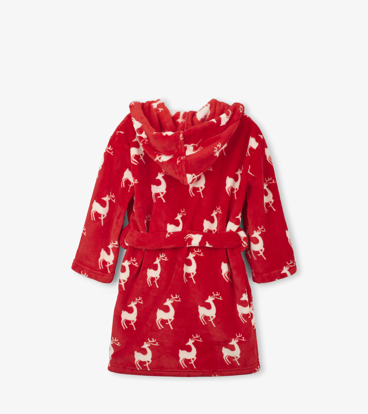 View larger image of Mistletoe Deer Kids' Fleece Robe