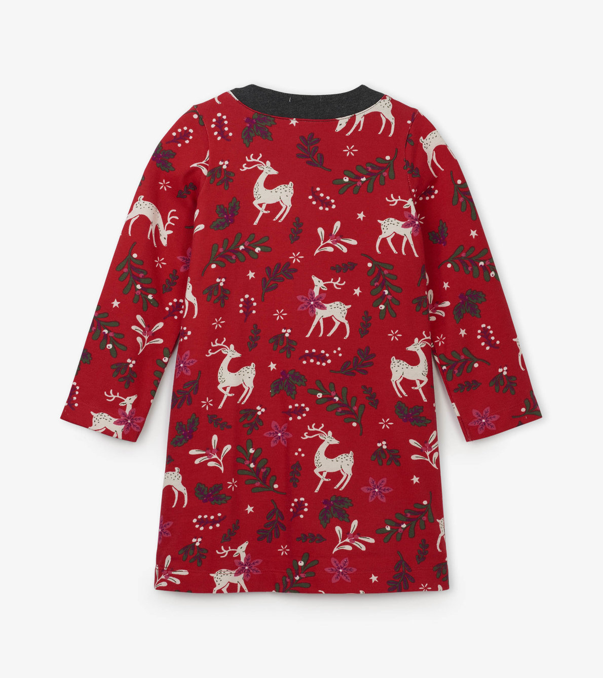 View larger image of Mistletoe Deer Mod Dress