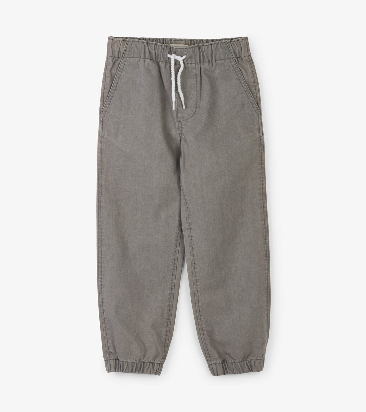 View larger image of Moon Grey Canvas Joggers