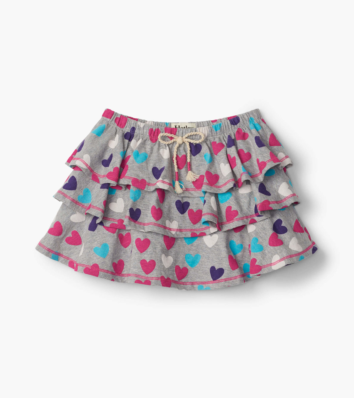 View larger image of Multicolour Hearts Ruffle Skirt