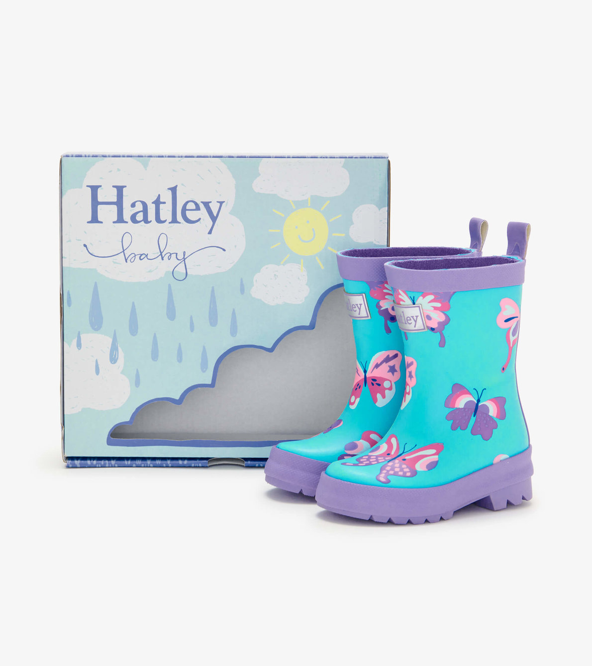 View larger image of My 1st Rain Boots - Doodle Butterflies