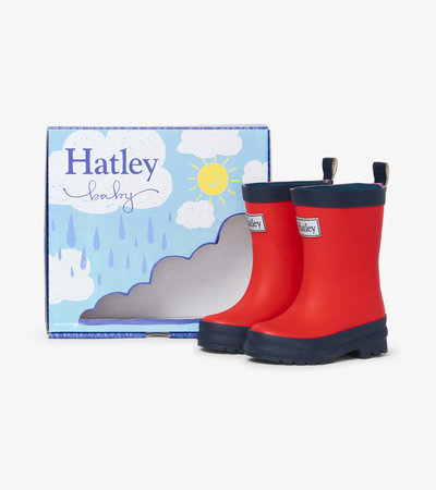 My 1st Rain Boots - Red & Navy