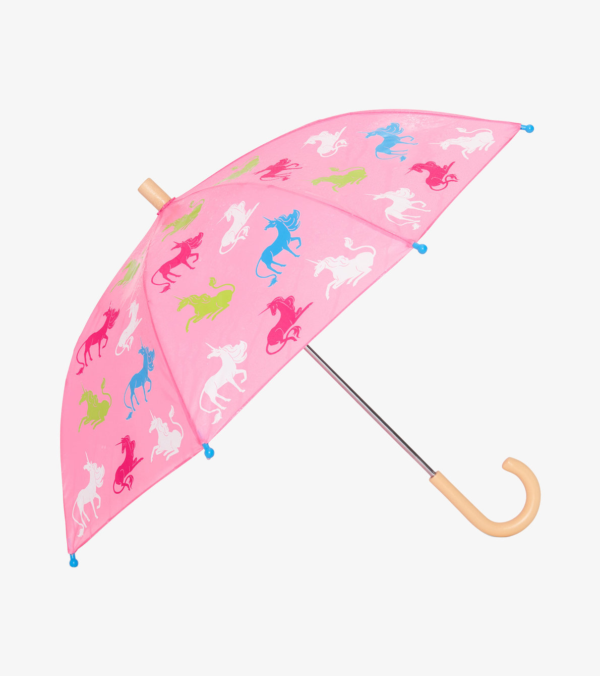 Agrandir l'image de Parapluie à couleur changeante – Licornes féeriques
