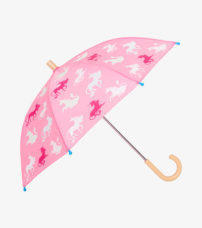 Parapluie à couleur changeante – Licornes féeriques