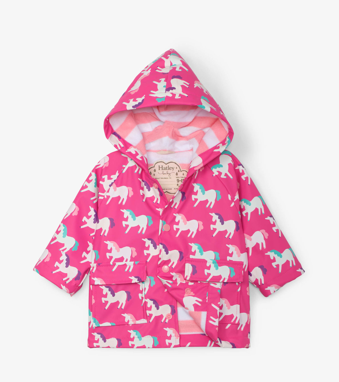 View larger image of Mystical Unicorns Colour Changing Baby Raincoat