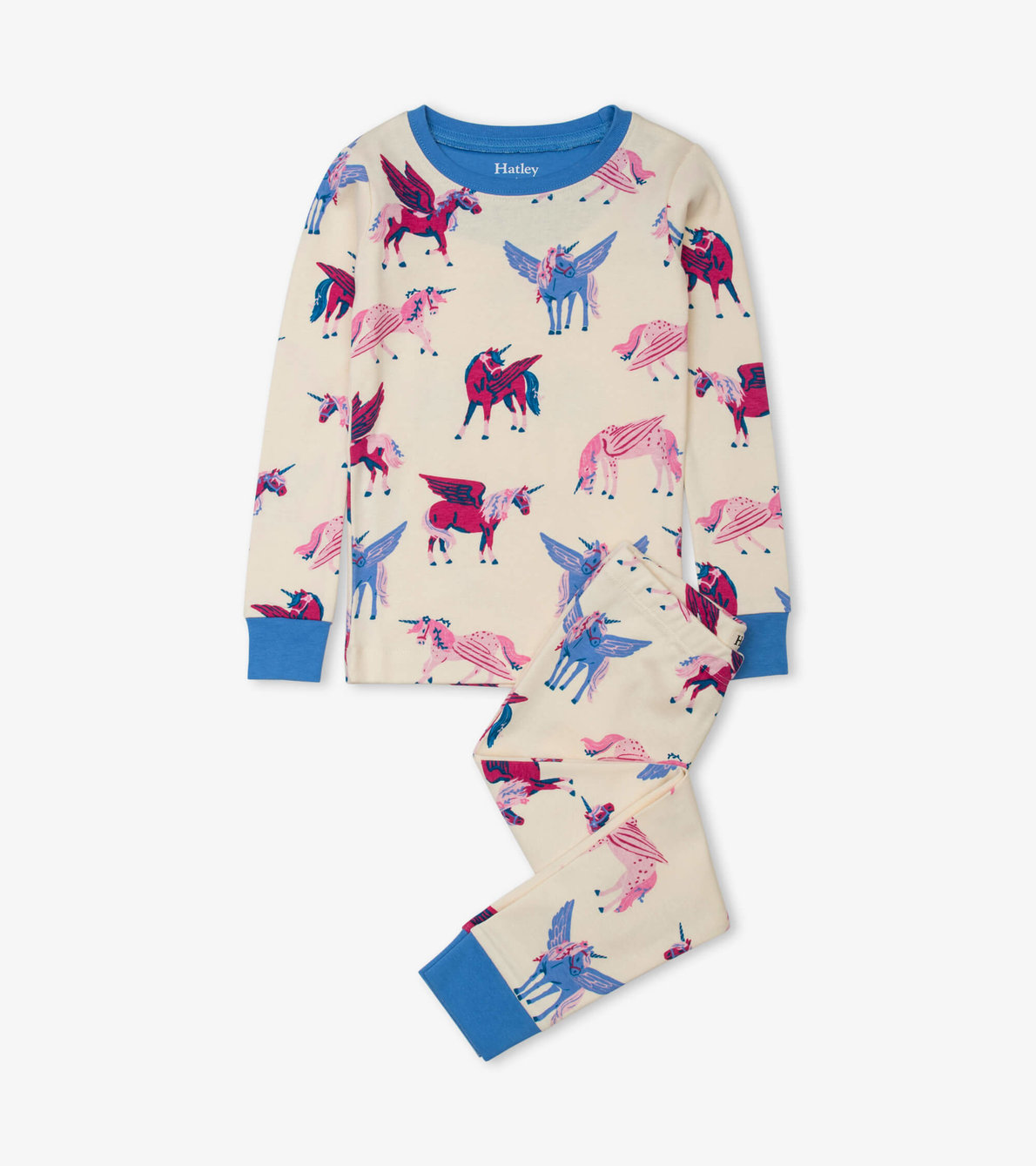 Agrandir l'image de Pyjama en coton bio – Licornes enchantées 
