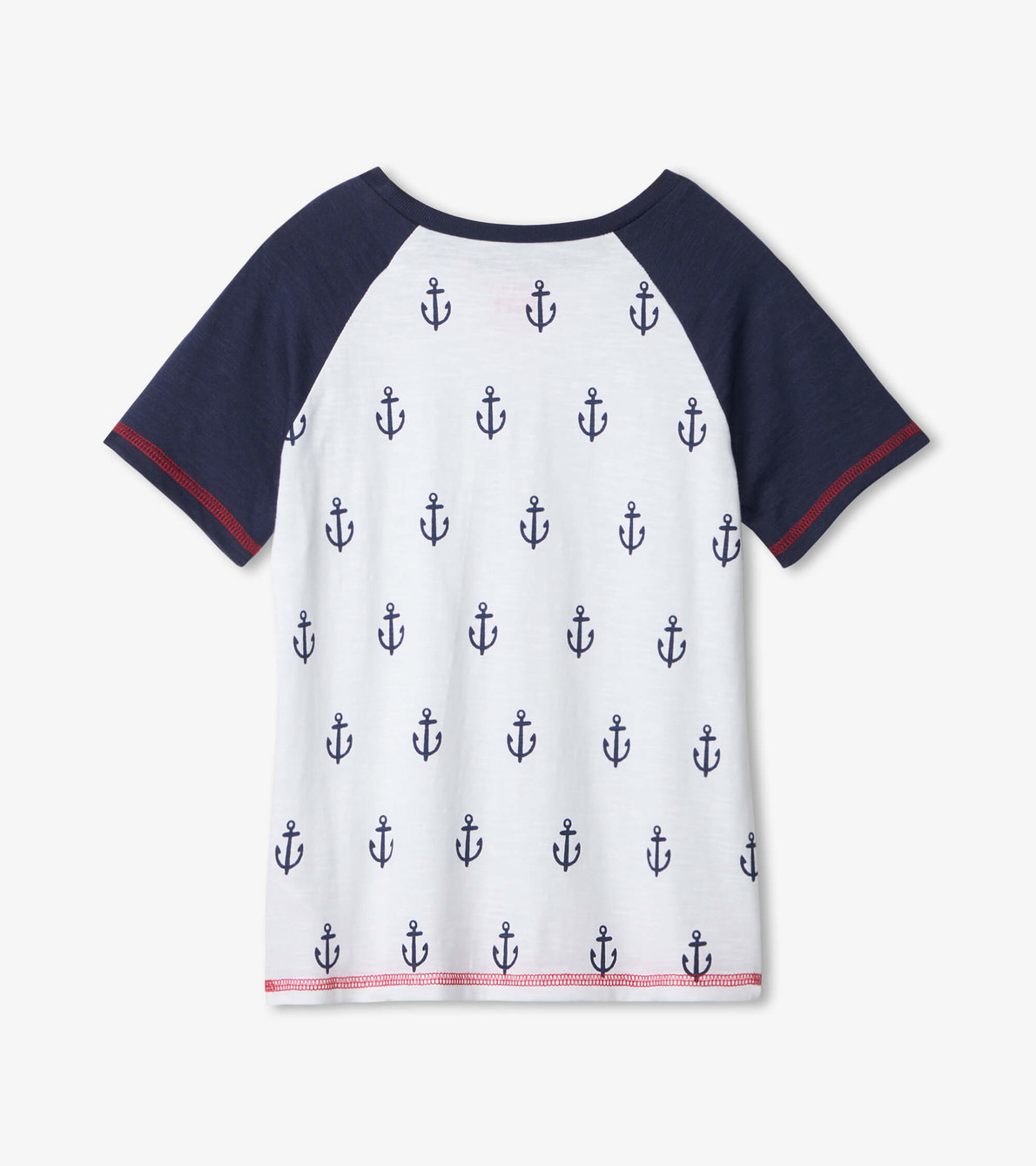 Agrandir l'image de T-shirt à manches raglan – Ancres nautiques