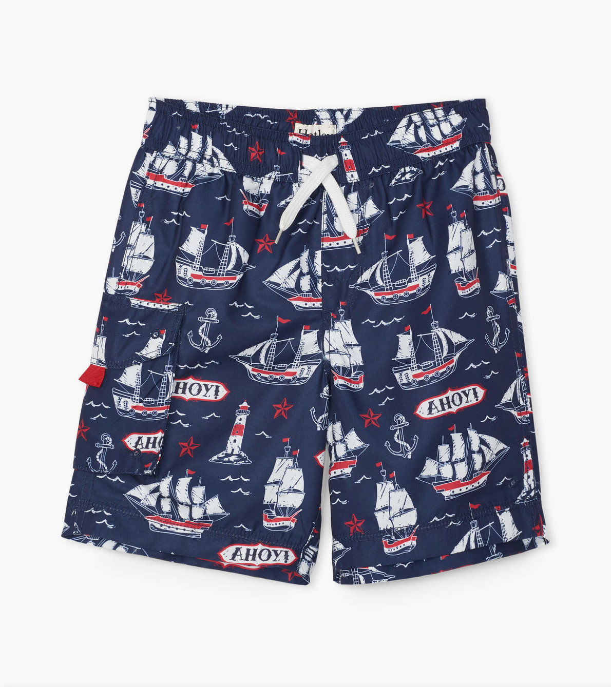 View larger image of Nautical Ships Swim Trunks