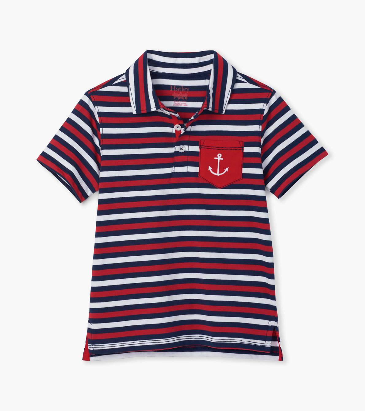 View larger image of Nautical Stripe Polo Tee