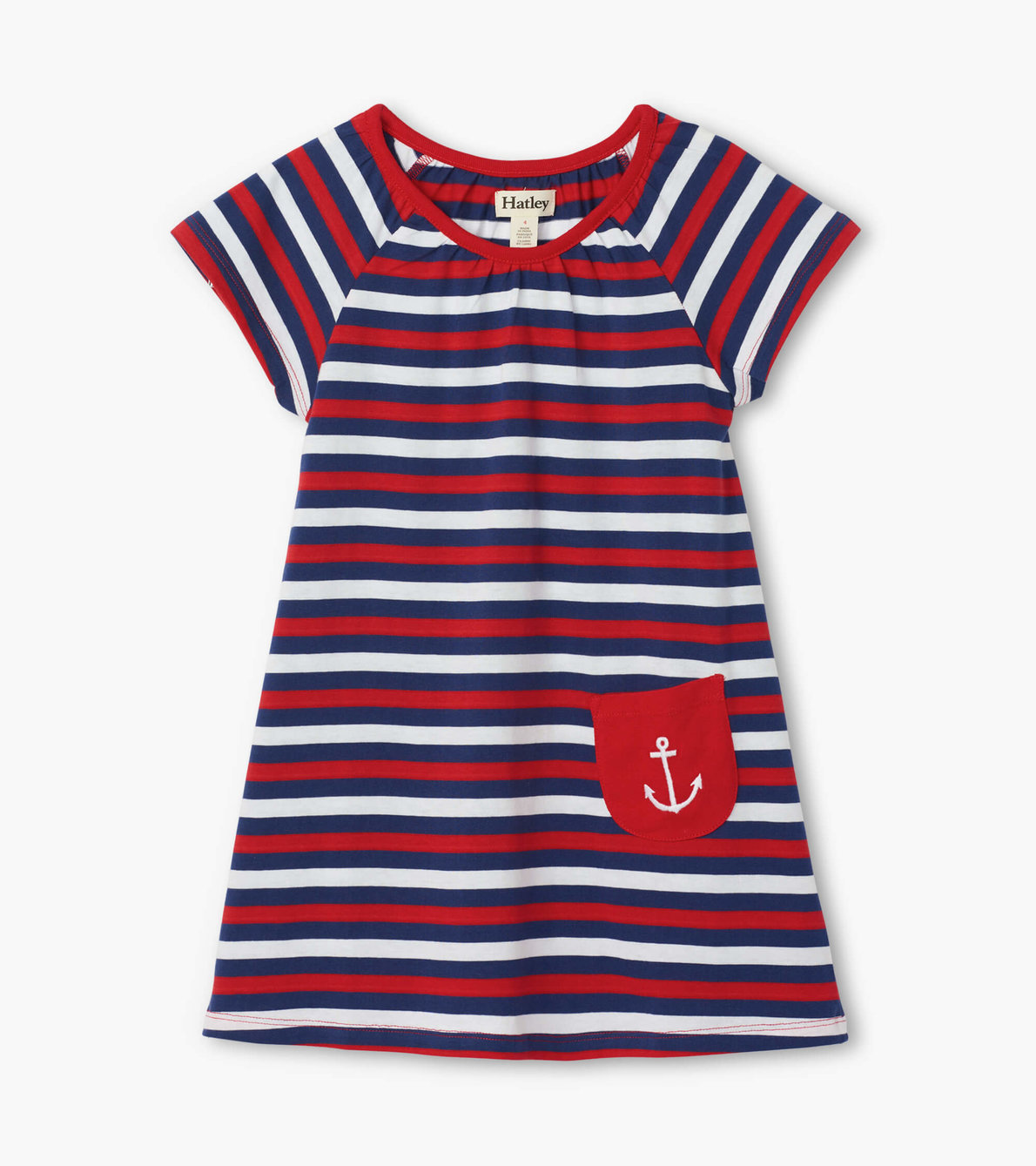 View larger image of Nautical Stripe Tee Shirt Dress