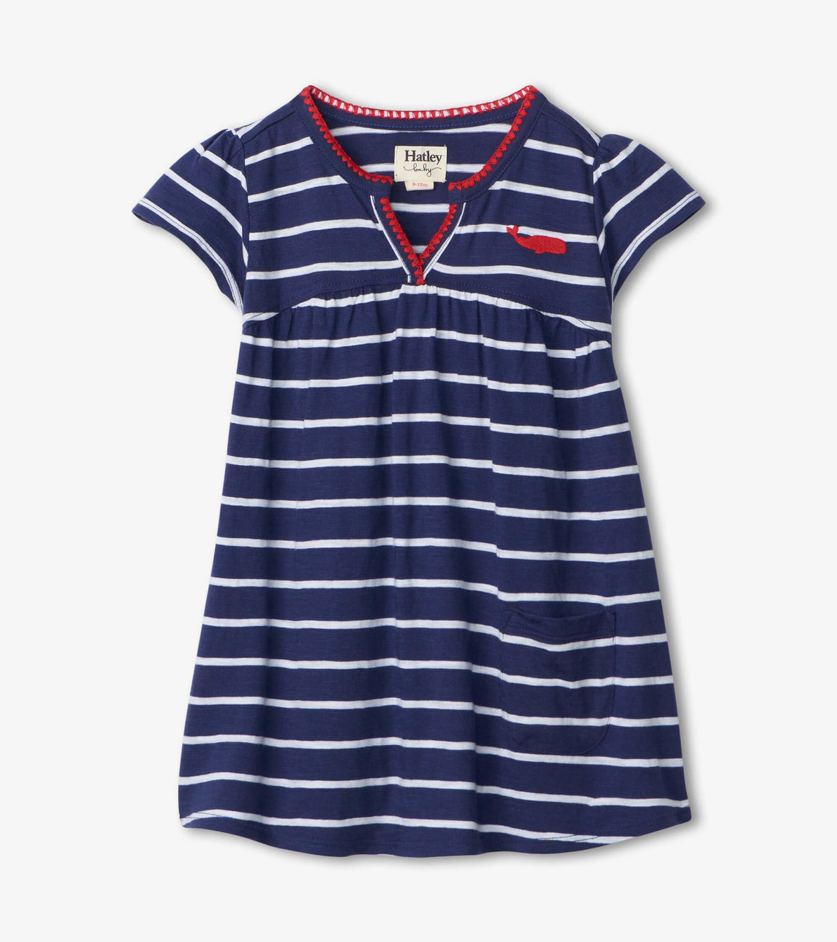 View larger image of Nautical Stripes Baby Puff Dress