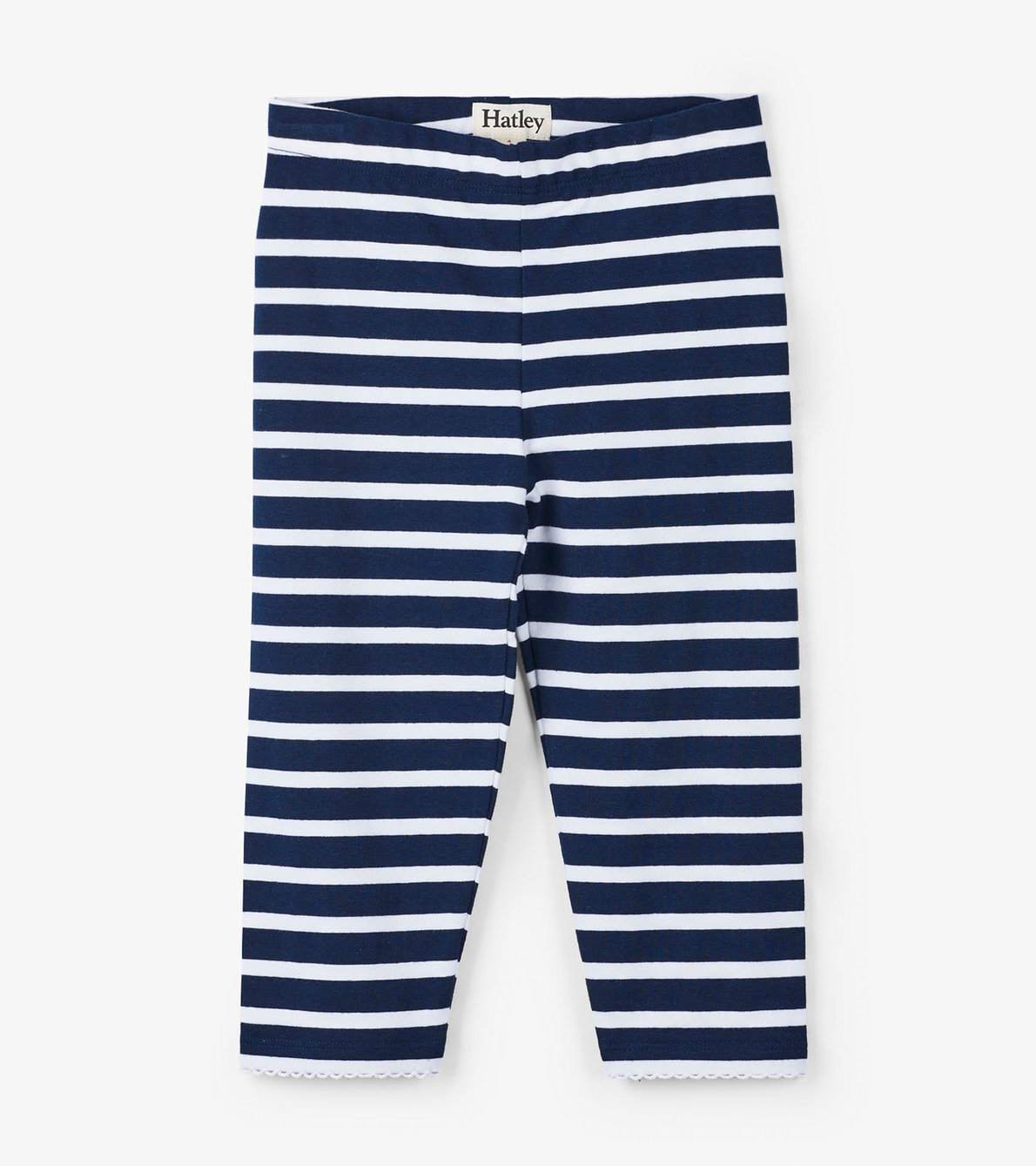 View larger image of Nautical Stripes Relaxed Capri Leggings