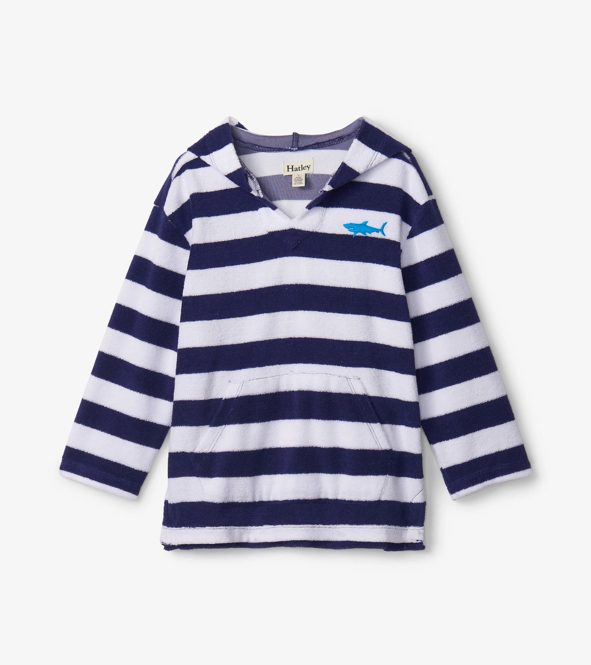 View larger image of Nautical Stripes Terry Pull Over Hoodie