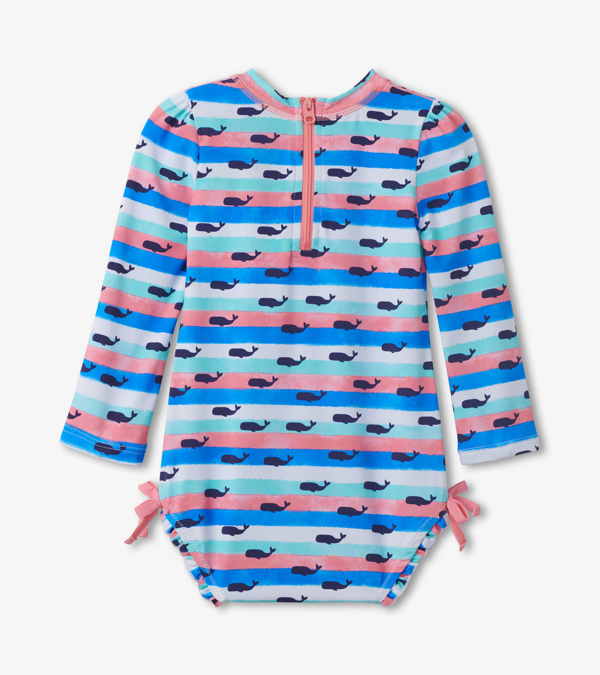 View larger image of Nautical Whales Baby Rashguard Swimsuit