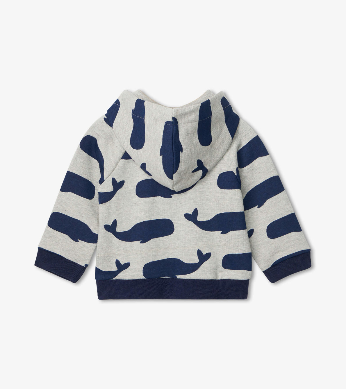 View larger image of Nautical Whales Baby Zip Up Hoodie