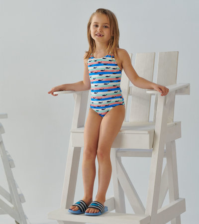 Nautical Whales Swimsuit