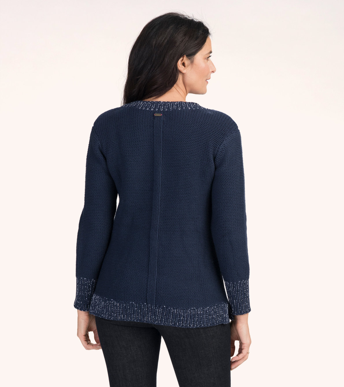 View larger image of Navy Cable Knit Sweater